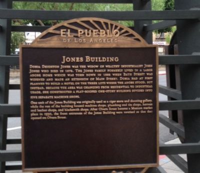 Jones Building Marker. Click for full size. Jones Building Marker image. Click for full size.