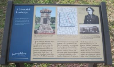 A Memorial Landscape Marker. Click for full size. A Memorial Landscape Marker image. Click for full size.