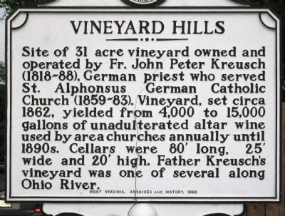 Vineyard Hills Marker. Click for full size. Vineyard Hills Marker image. Click for full size.