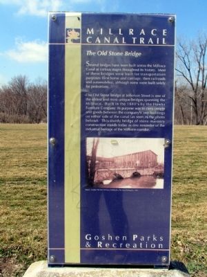 The Old Stone Bridge Marker. Click for full size. The Old Stone Bridge Marker image. Click for full size.