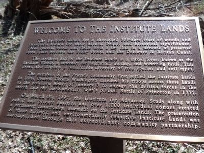 Welcome to the Institute Lands Marker image. Click for full size.