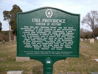 1763 Providence Marker image. Click for full size.