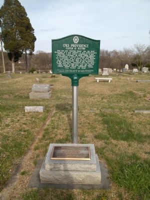 1763 Providence Marker. Click for full size. 1763 Providence Marker image. Click for full size.