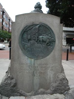 The Pioneer Mothers. Erected in Memory of the Pioneer Mothers through the gift of Mr. and Mrs. E. G image. Click for full size.