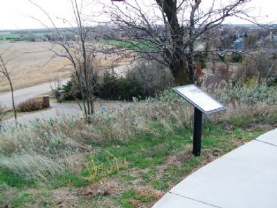 "Along Came the Line of Wagons" Marker. Click for full size. "Along Came the Line of Wagons" Marker image. Click for full size.