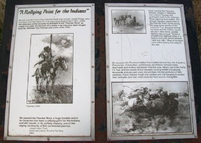 "A Rallying Point for the Indians" Marker image. Click for full size.