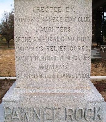 Santa Fe Trail Monument Sponsors. Click for full size. Santa Fe Trail Monument Sponsors image. Click for full size.