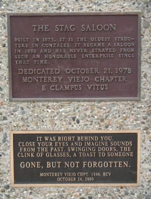 The Stag Saloon Marker image. Click for full size.