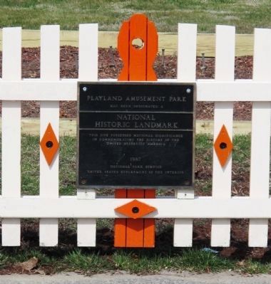 Playland Amusement Park Marker. Click for full size. Playland Amusement Park Marker image. Click for full size.