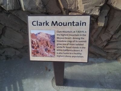 Clark Mountian Marker image. Click for full size.