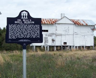 Dr. Beal's Shell Museum Marker image. Click for full size.
