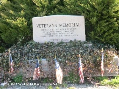 Veterans Memorial Marker. Click for full size. Veterans Memorial Marker image. Click for full size.