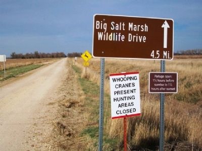 Quivira National Wildlife Refuge Sign. Click for full size. Quivira National Wildlife Refuge Sign image. Click for full size.