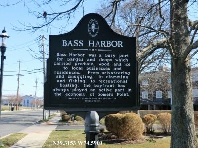 Bass Harbor Marker. Click for full size. Bass Harbor Marker image. Click for full size.