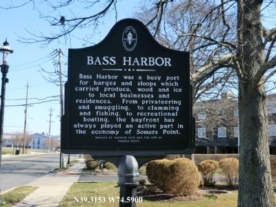 Bass Harbor Marker image. Click for full size.