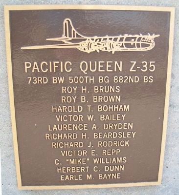 Pacific Queen Z-35 Marker. Click for full size. Pacific Queen Z-35 Marker image. Click for full size.