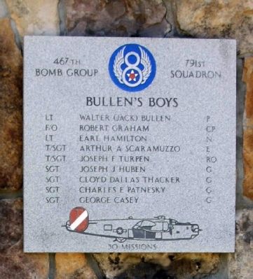 467th Bombardment Group 791 Squadron. Click for full size. 467th Bombardment Group 791 Squadron image. Click for full size.