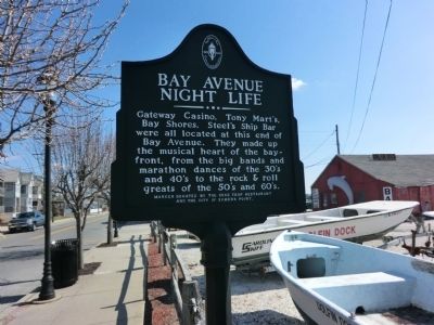 Bay Avenue Night Life Marker image. Click for full size.