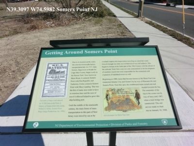 Getting Around Somers Point Marker image. Click for full size.
