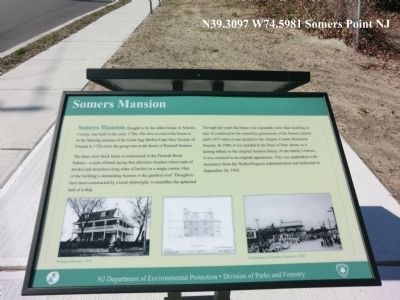 Somers Mansion Marker image. Click for full size.