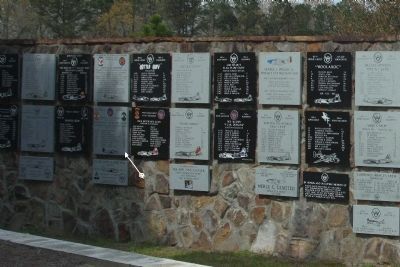 Members Of The Rüsselsheim Death March Marker, Wall of various crews image. Click for full size.
