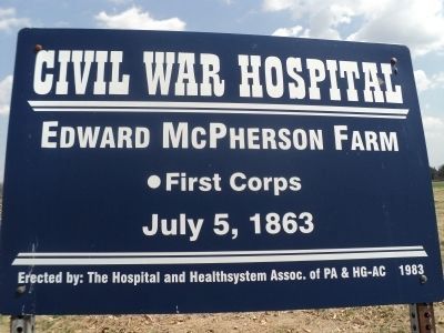 Edward McPherson Farm Marker. Click for full size. Edward McPherson Farm Marker image. Click for full size.