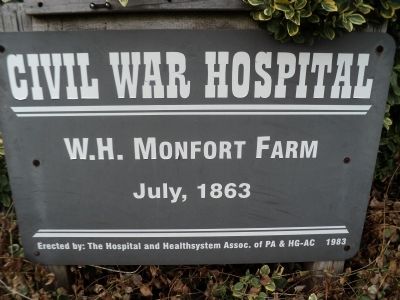 W.H. Monfort Farm Marker image. Click for full size.
