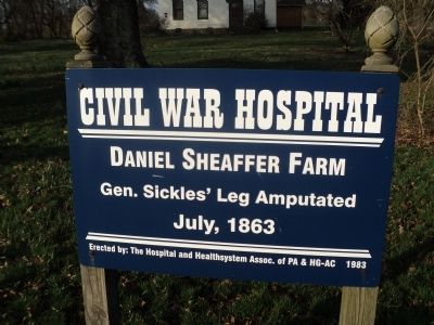 Daniel Sheaffer Farm Marker image. Click for full size.