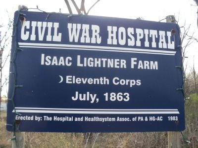 Isaac Lightner Farm Marker. Click for full size. Isaac Lightner Farm Marker image. Click for full size.