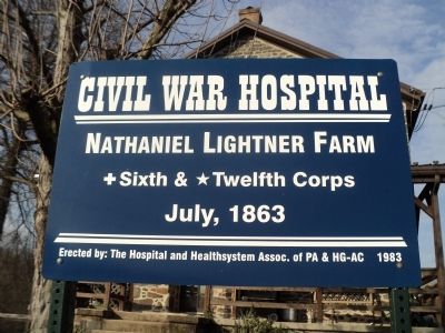 Nathaniel Lightner Farm Marker image. Click for full size.
