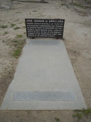 Jose Joaquin de Arrillaga Marker. Click for full size. Jose Joaquin de Arrillaga Marker image. Click for full size.