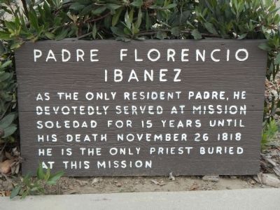 Padre Florencio Ibanez Marker image. Click for full size.