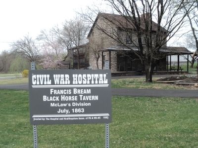 Civil War Hospital Marker image. Click for full size.
