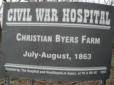 Christian Byers Farm Marker image. Click for full size.