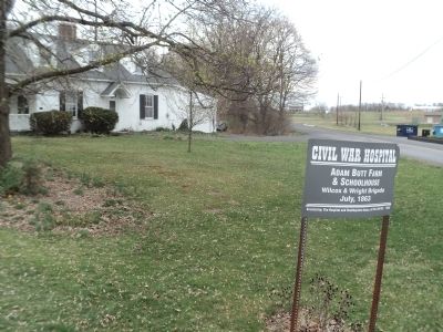 Civil War Hospital Marker image. Click for full size.