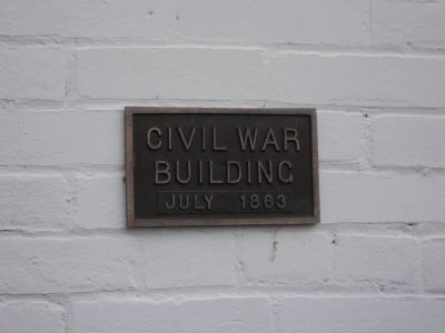 Civil War Building Marker image. Click for full size.