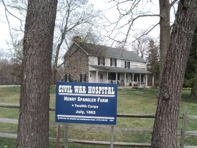 Civil War Hospital Marker image. Click for full size.