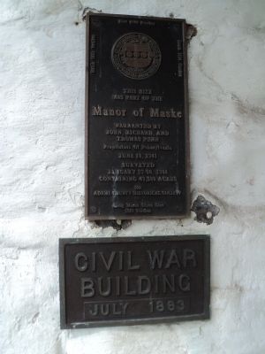 Civil War Building Marker image. Click for full size.
