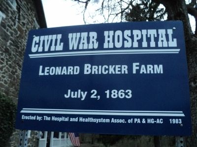 Leonard Bricker Farm Marker image. Click for full size.