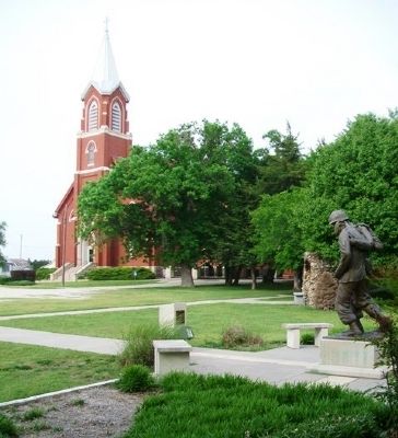 Chaplain (Captain) Emil J. Kapaun Memorial image. Click for full size.