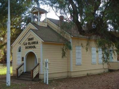 La Gloria Schoolhouse Marker image. Click for full size.