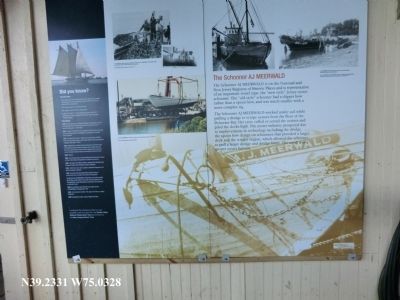 The Schooner AJ Meerwald Marker image. Click for full size.