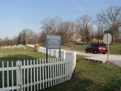 Civil War Hospital Marker image. Click for full size.