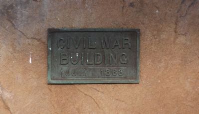Civil War Building Marker image. Click for full size.