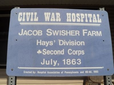 Jacob Swisher Farm Marker. Click for full size. Jacob Swisher Farm Marker image. Click for full size.