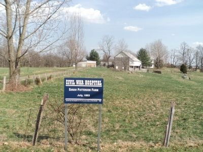 Sarah Patterson Farm Marker. Click for full size. Sarah Patterson Farm Marker image. Click for full size.