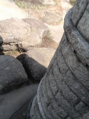 Marker on Little Round Top image. Click for full size.