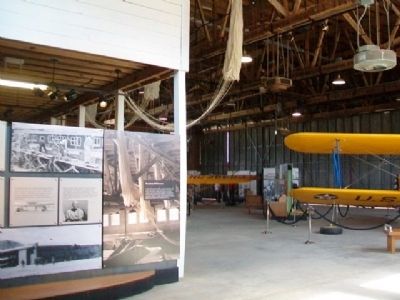 Hangar No. 1 Interior Exhibits image. Click for full size.