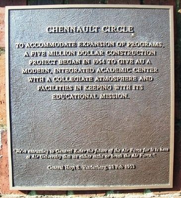 Chennault Circle Marker. Click for full size. Chennault Circle Marker image. Click for full size.