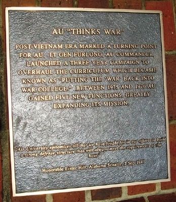 AU "Thinks War" Marker image. Click for full size.